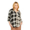 Plaid Hooded Flannel - Denny's