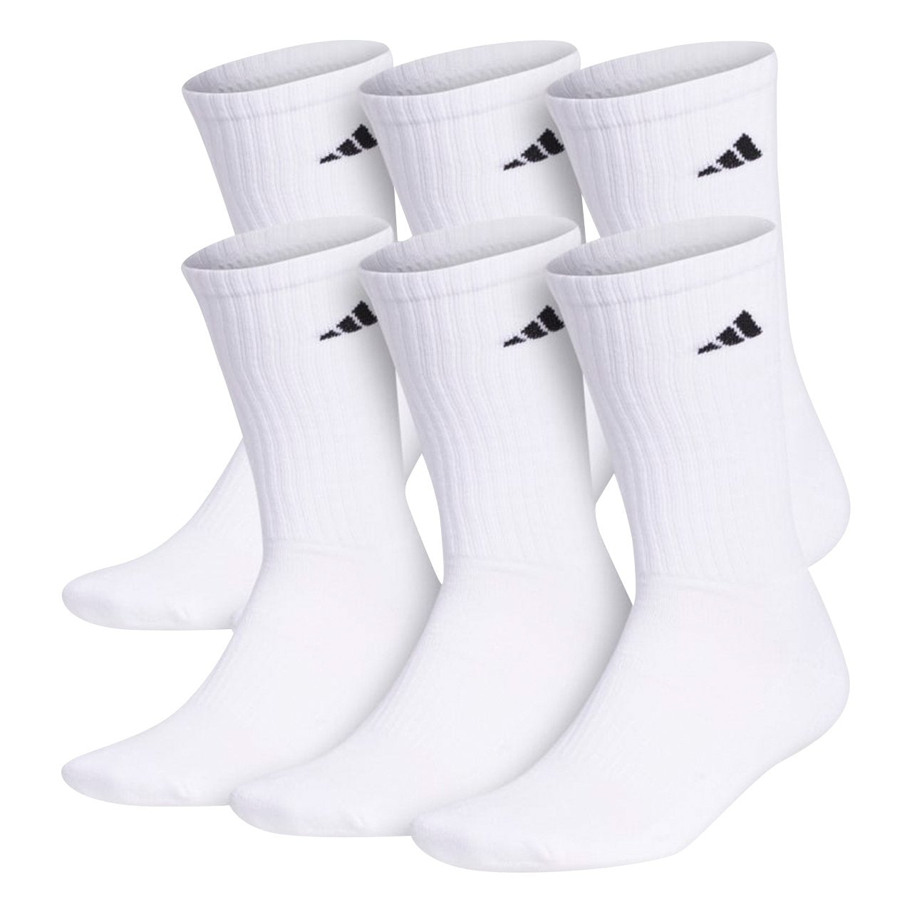 Mens 6pk Crew Socks 6-12 - Denny's