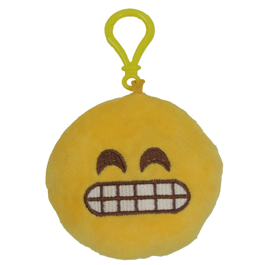 Emoji Squeeze Me Talking Keychain - Denny's