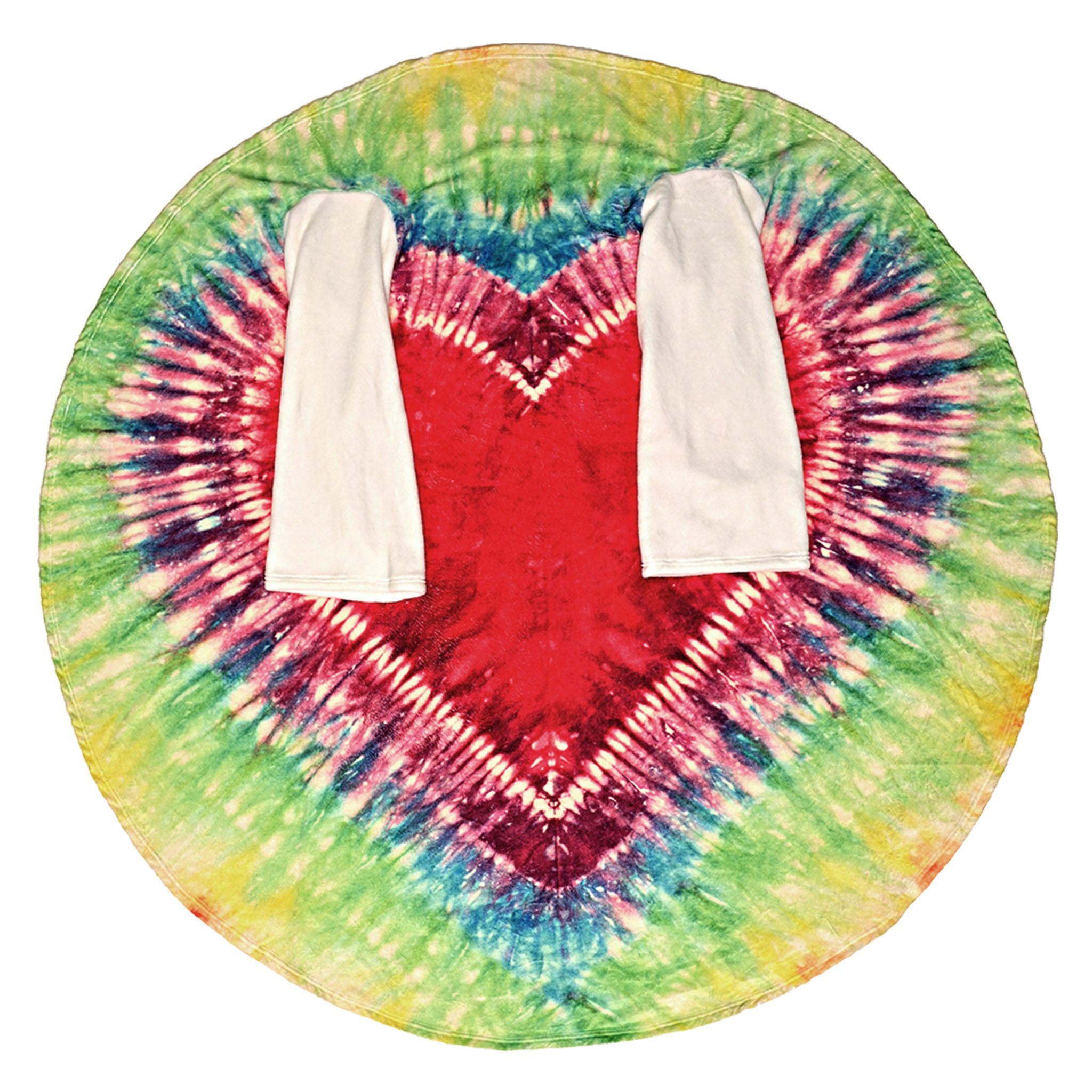 Heart Tie Dye Arm Cozy Blanket - Denny's