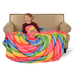 Rainbow Lollipop Cozy Blanket - Denny's