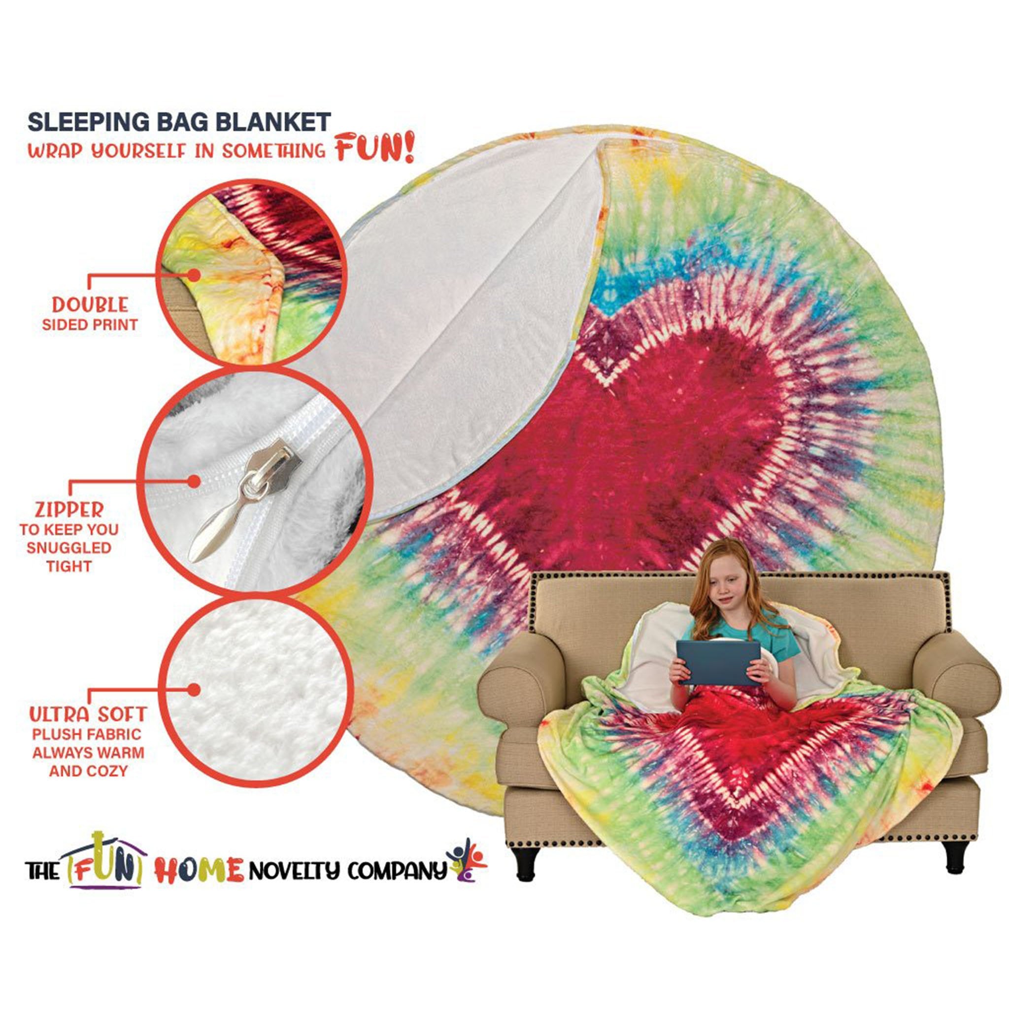 Heart Tie Dye Sleeping Cozy Blanket - Denny's
