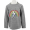 Long Sleeve Top with Rainbow Lightning Bolt - Denny's