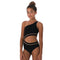 1pc Gold Trim Cut Out Bathingsuit - Denny's