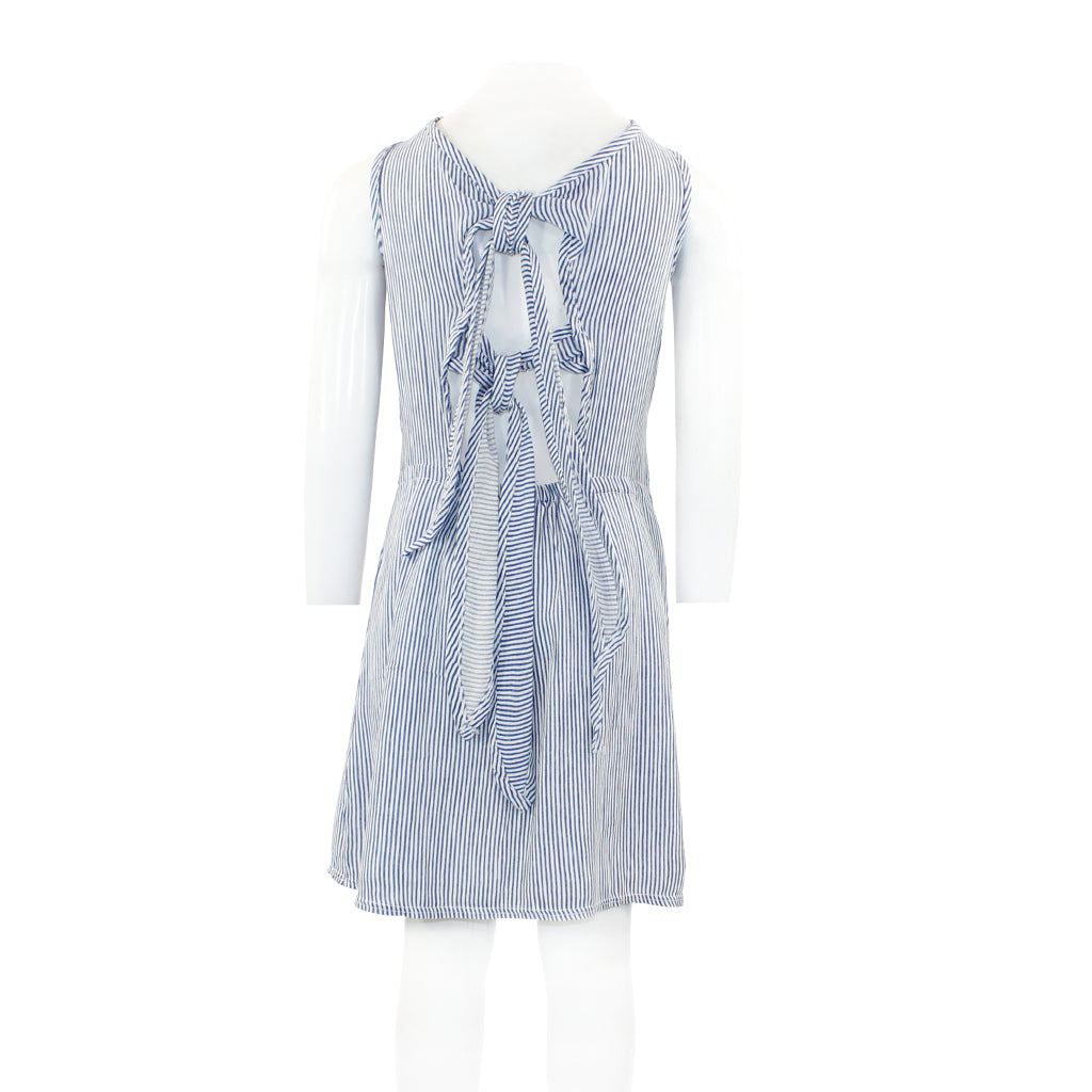 Stripe Dress Open Back - Denny's
