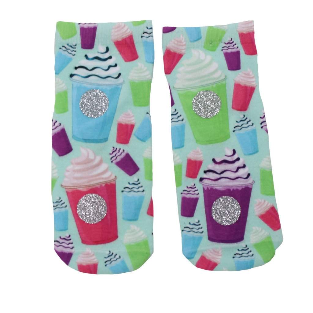 Coffee Frappe Glitter Sock - Denny's