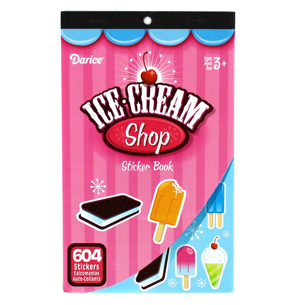 STICKER BOOK ICE CREAM SHOP - Denny's