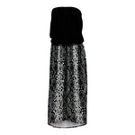 Maxi Dress Black / White Snake Bottom - Denny's
