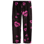 Heart Lips Fuzzy Lounge Pants - Denny's