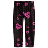 Heart Lips Fuzzy Lounge Pants - Denny's
