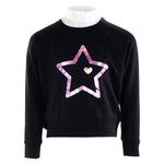 Sweatshirt with Foil Pink Star - Denny's