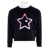 Sweatshirt with Foil Pink Star - Denny's