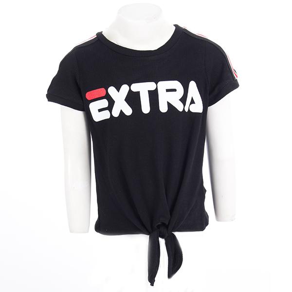 Short Sleeve Tee with Red Piping Extra - Denny's