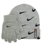 Swoosh Repeat Beanie & Hat Set - Denny's