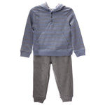Slate Stripe Hoodie & Jogger - Denny's