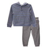 Slate Stripe Hoodie & Jogger - Denny's