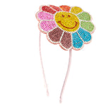 Crystalized Flower Smiley Headband - Denny's
