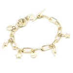 Stars & Boltz Charms Link Bracelet - Denny's