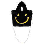 Smiley Faux Fur Tote - Denny's