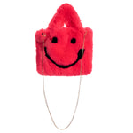 Smiley Faux Fur Tote - Denny's