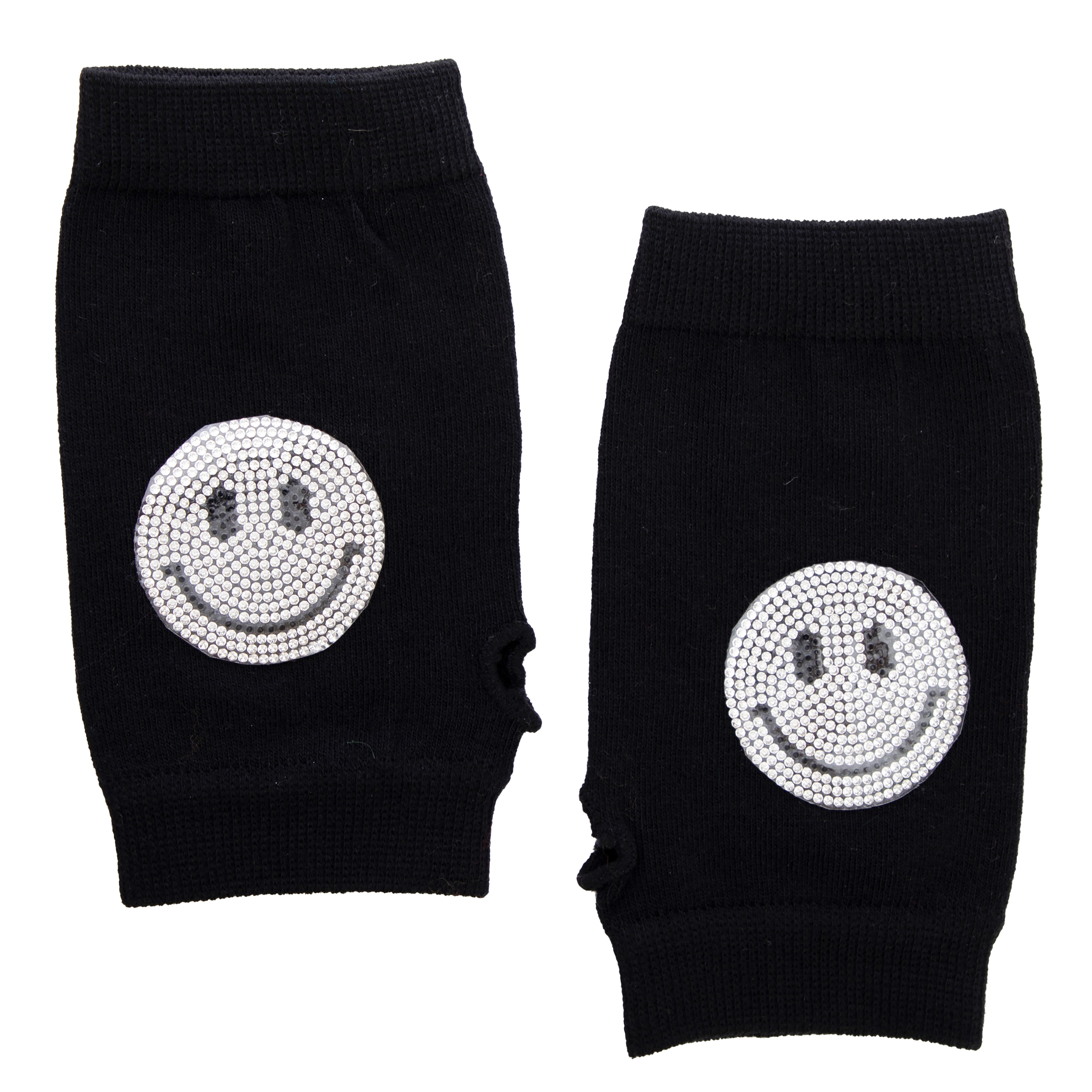 Rhinestone Smiley Fingerless Glove - Denny's