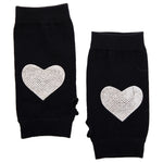 Rhinestone Heart Fingerless Glove - Denny's