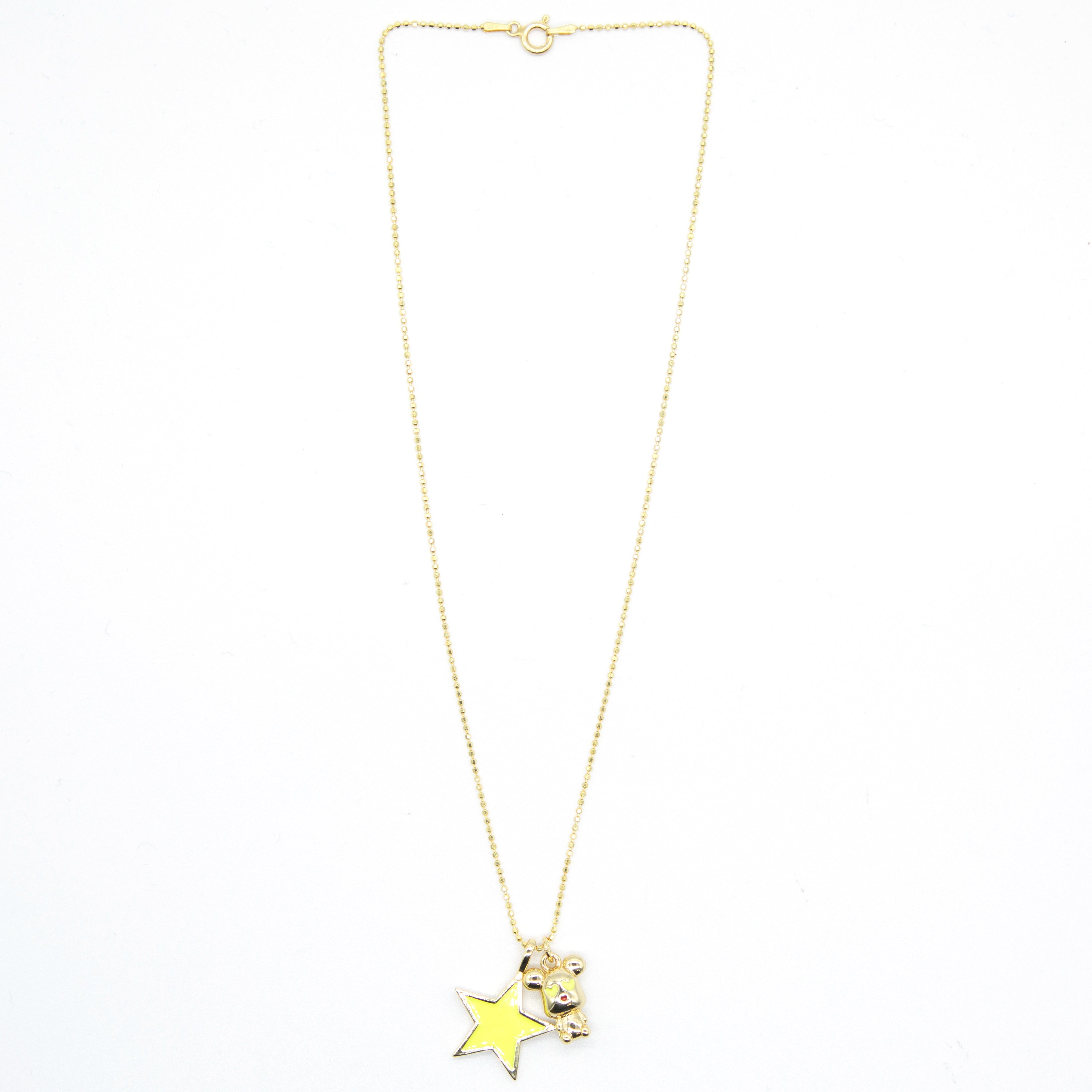 Star & Bear Charm Necklace - Denny's