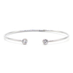 Cubic Zirconia Cuff Bracelet - Denny's