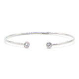 Cubic Zirconia Cuff Bracelet - Denny's
