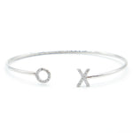 Cubic Zirconia XO Cuff Bracelet - Denny's
