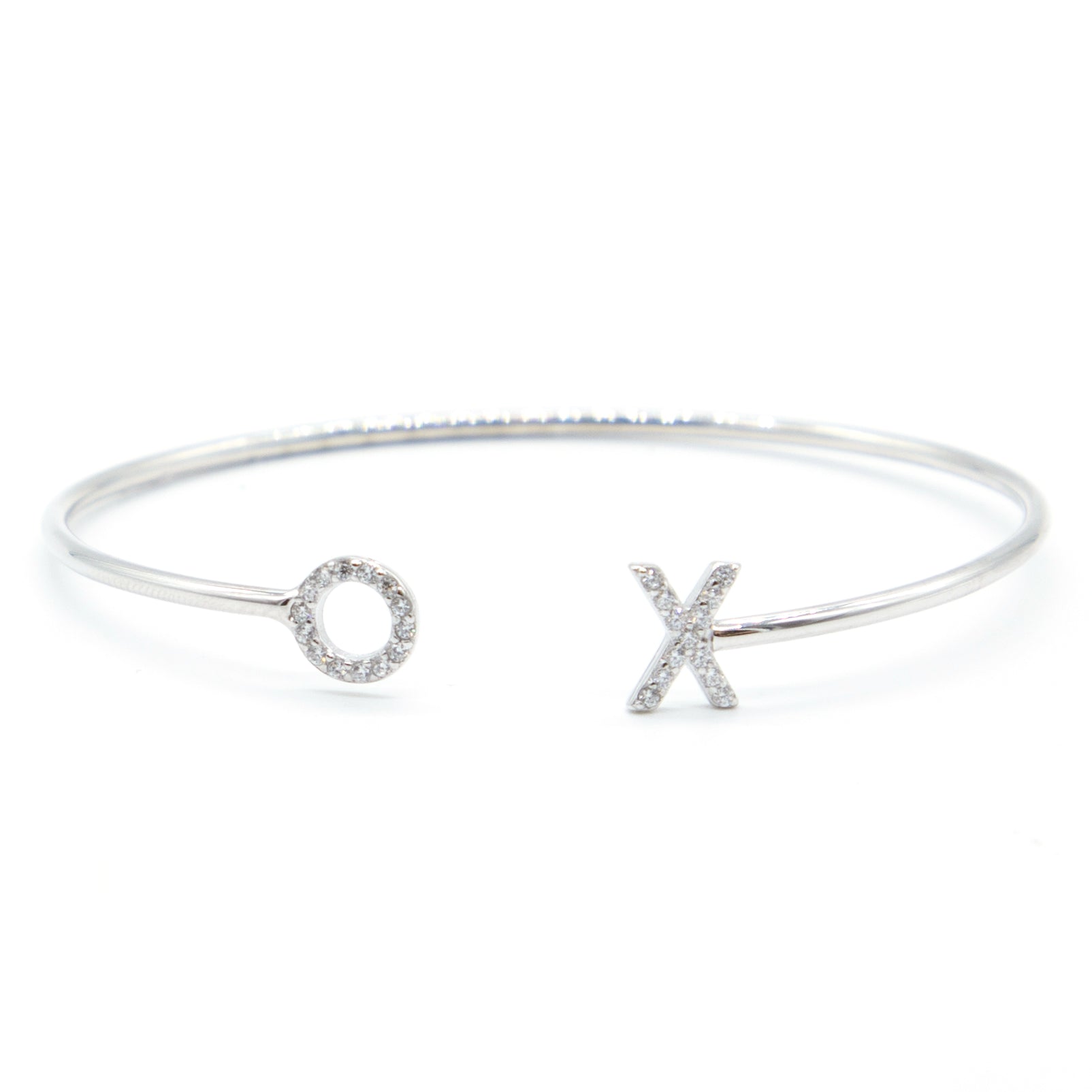 Cubic Zirconia XO Cuff Bracelet - Denny's