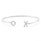 Cubic Zirconia XO Cuff Bracelet - Denny's