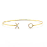 Cubic Zirconia XO Cuff Bracelet - Denny's