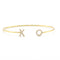 Cubic Zirconia XO Cuff Bracelet - Denny's