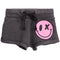 Pink Smiley Fleece Short - Denny's