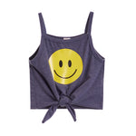 Smiley Heathered Tie Tank - Denny's