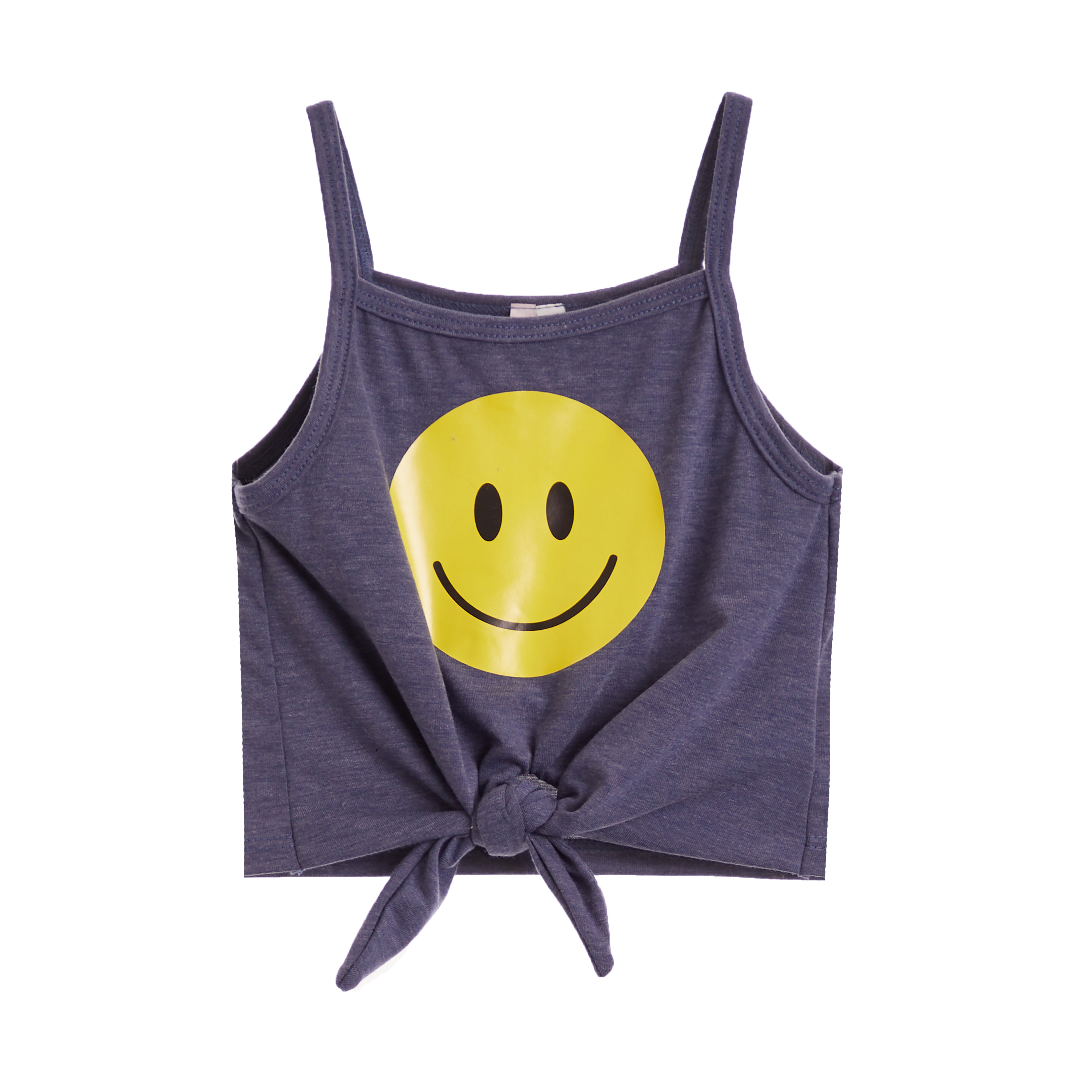 Smiley Heathered Tie Tank - Denny's