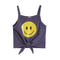 Smiley Heathered Tie Tank - Denny's