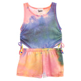 Beaded Tie Cut Outs Romper - Denny's