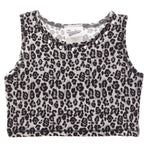 Stone Leopard Crop Tank - Denny's