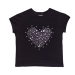 Stones Leopard Heart Tee - Denny's