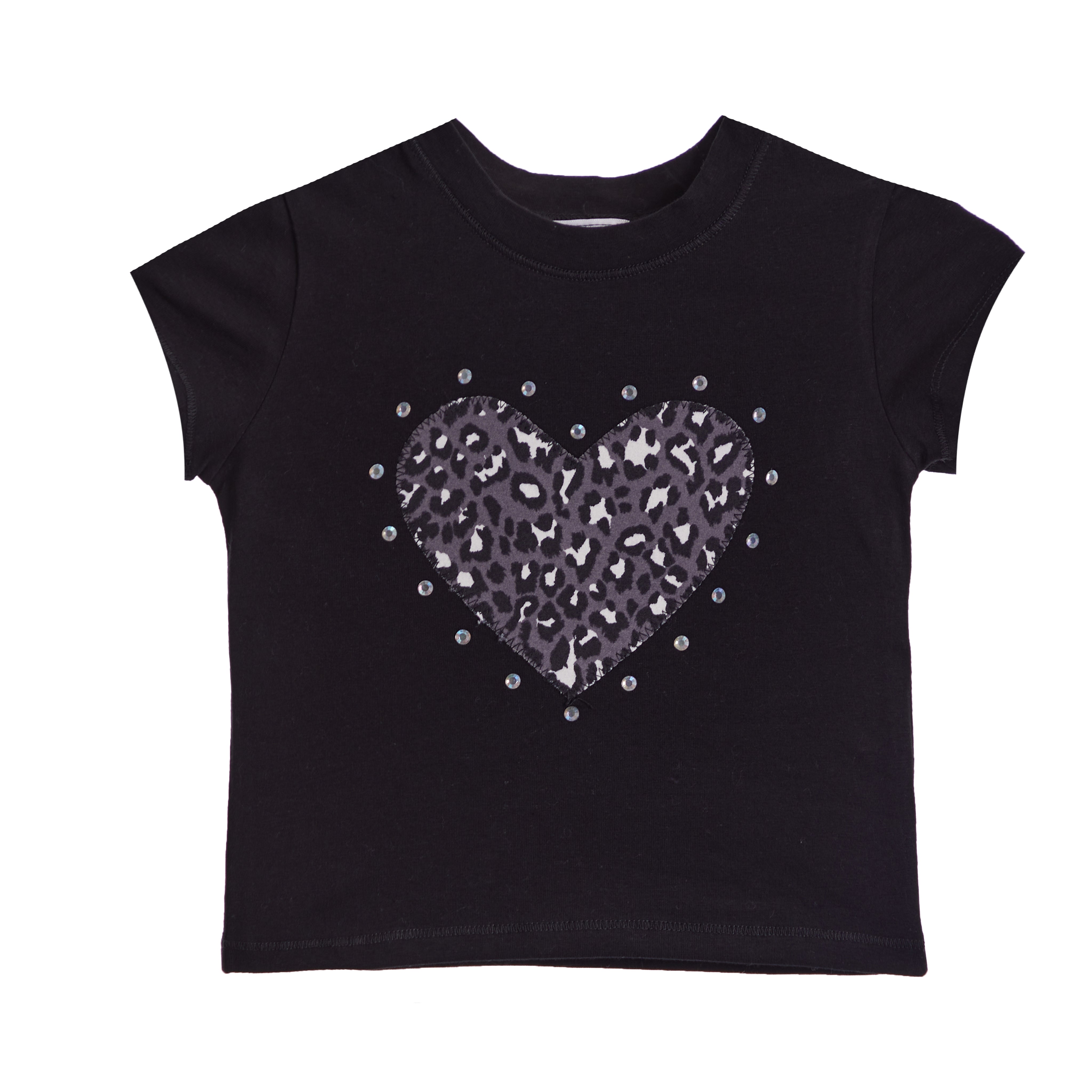 Stones Leopard Heart Tee - Denny's
