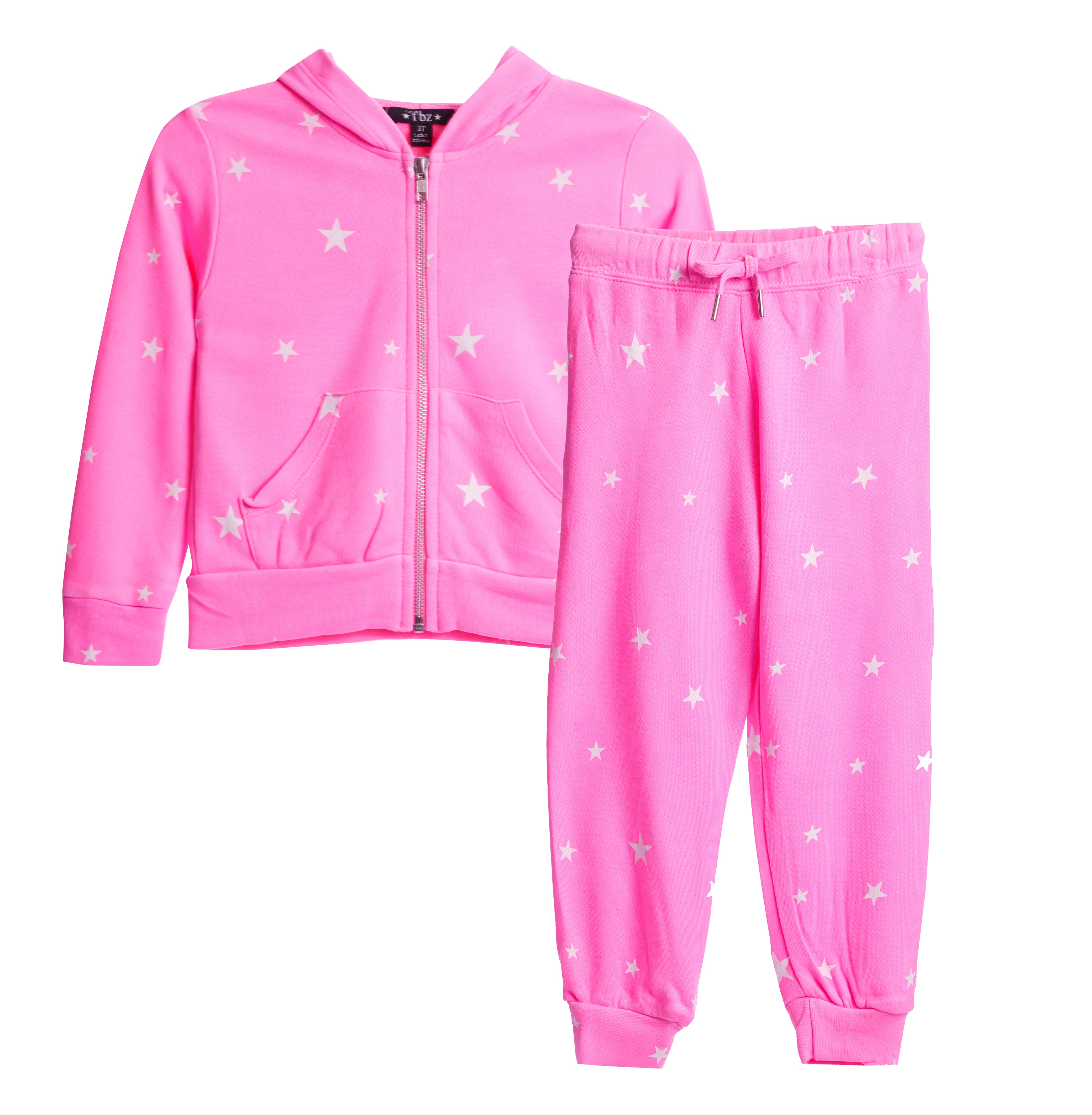 2pc All Over Stars Zip Hoodie & Jogger - Denny's
