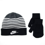 Striped Beanie & Glove Set - Toddler - Denny's