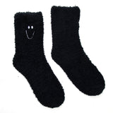 Jespa Fuzzy Smiley Sock - Denny's