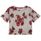 Floral Hacci Ruffle Sleeve Sweatshirt - Denny's
