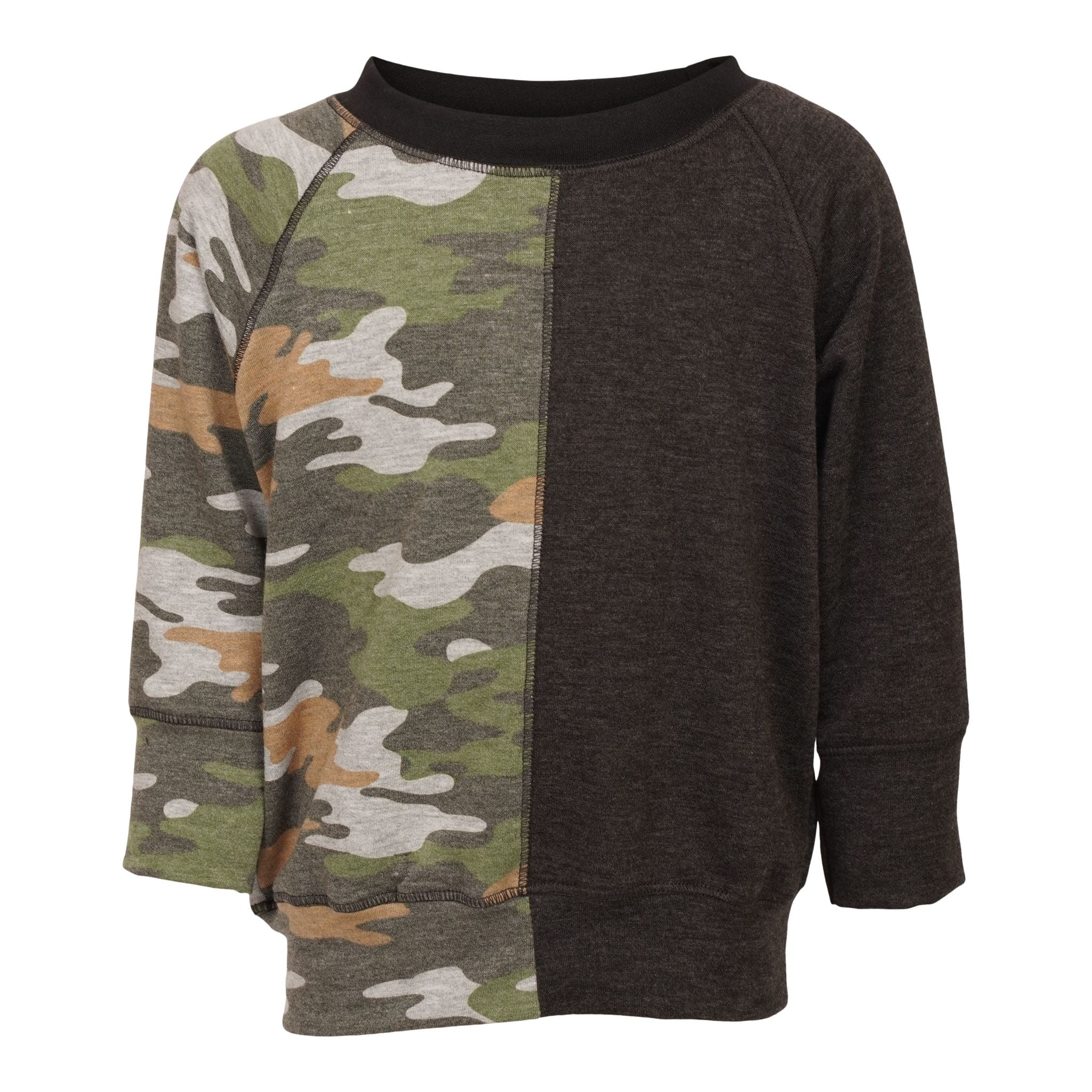 Half Camo Sweatshirt - Denny's