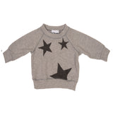 Grey Sweatshirt with Stars - Denny's