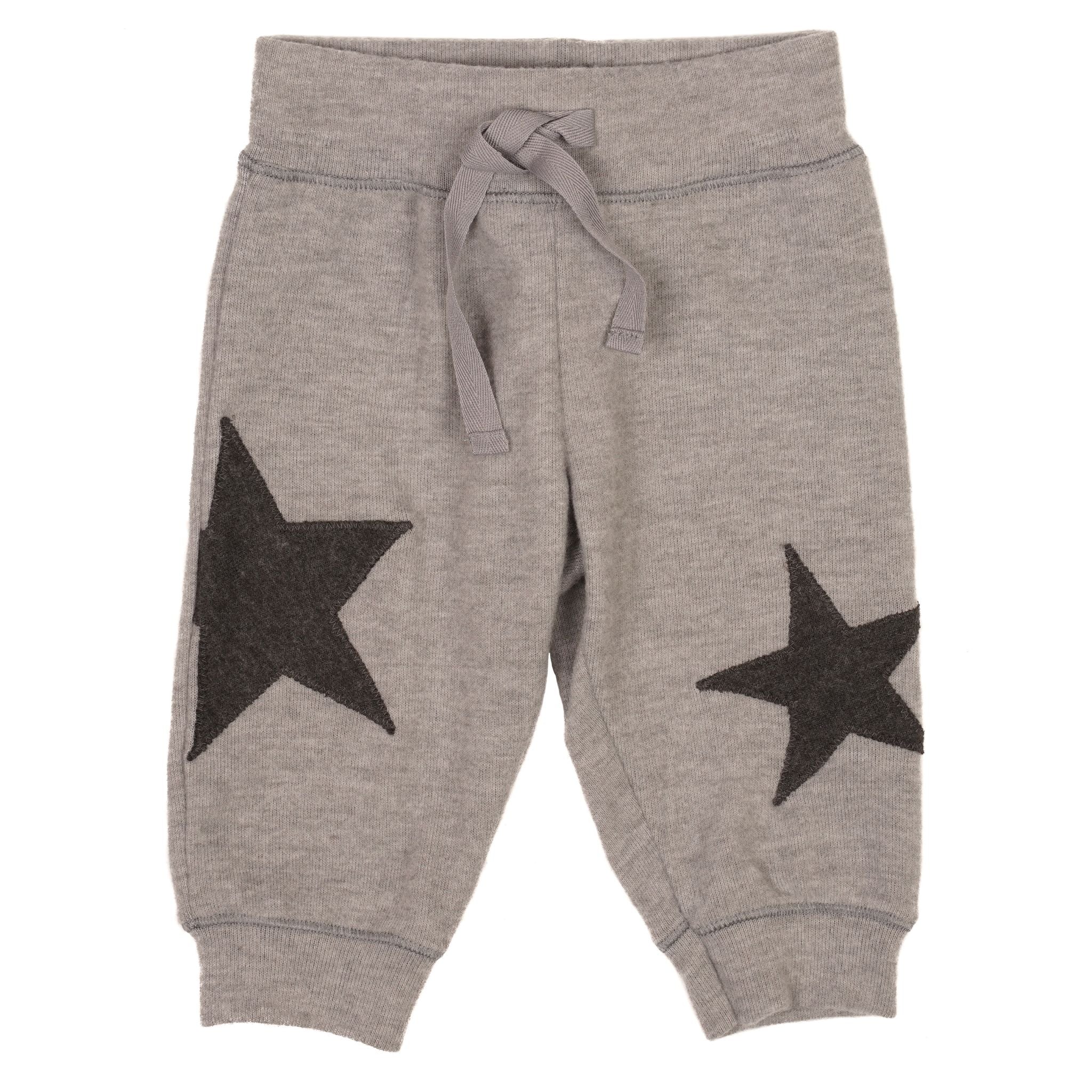 Grey Sweatpant with Stars - Denny's