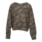Camo Thermal Distressed Top - Denny's